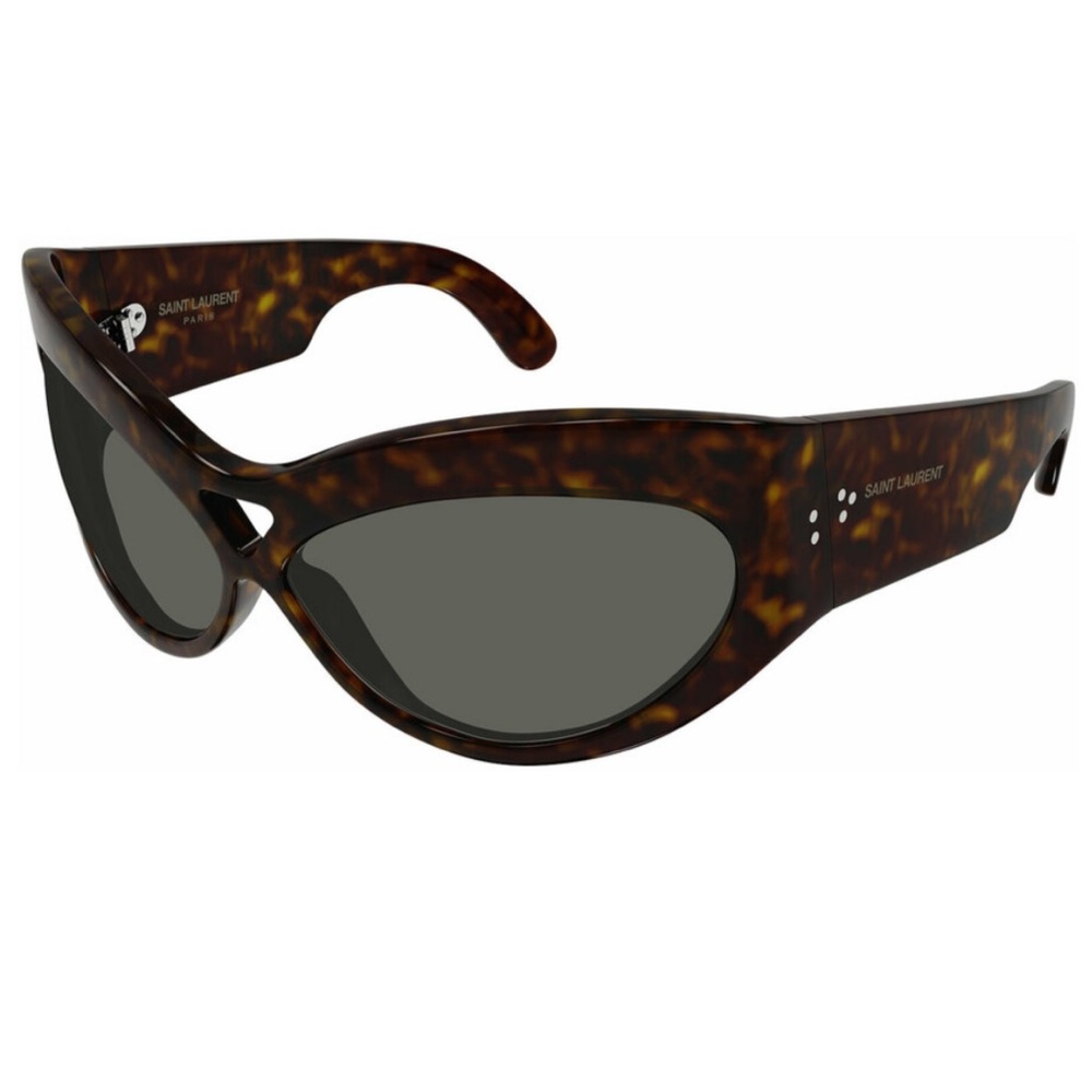 SAINT LAURENT Havana CatEye Sunglasses